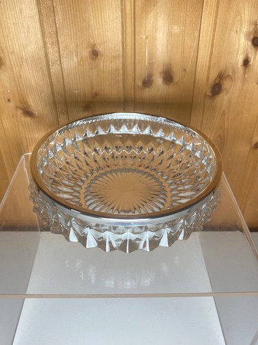 Wmf glasschale mit - glasschale, metallrand