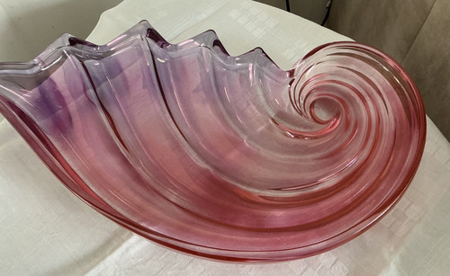 Schwere glas anbietschale - schwere,