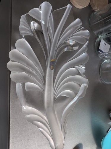 Schwere vintage glasschale - vintage,