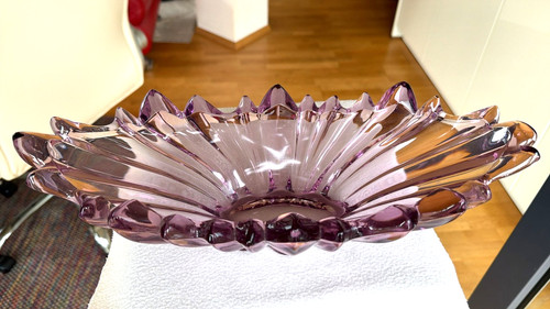 Große glas schale walther - glas, -walther