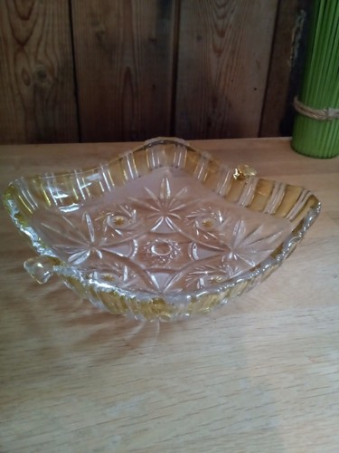 Alte glasschale von walther - alte,