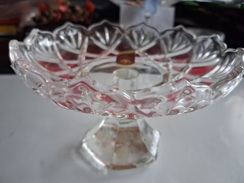 Schale transparent mit pinken - transparent,