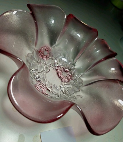 Glasschale von walther - glasschale, glas