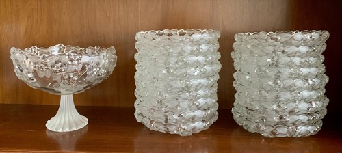 Vintage kristall glasschale - vintage,