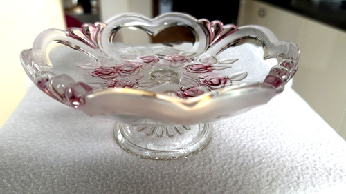 Glas schale mit fuß - schale,