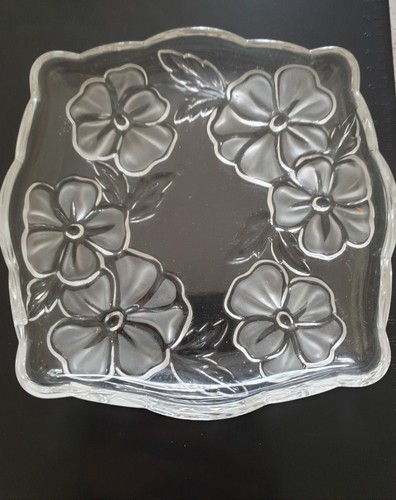 Vintage walther glas schale - vintage-, schale-